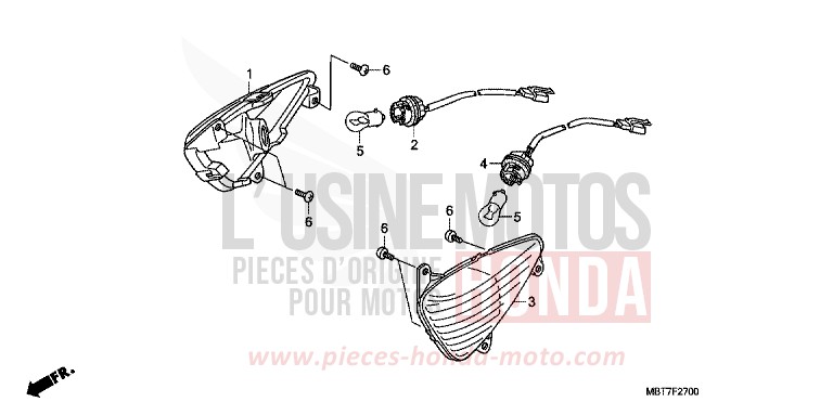 BLINKER von Varadero ABS BARLEY YELLOW METALLIC (Y199) von 2009